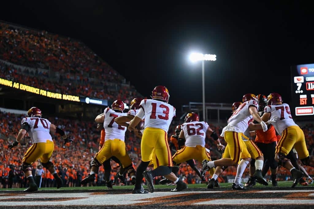 USC Trojans Offense Photo Credit: John McGillen | USC Athletics