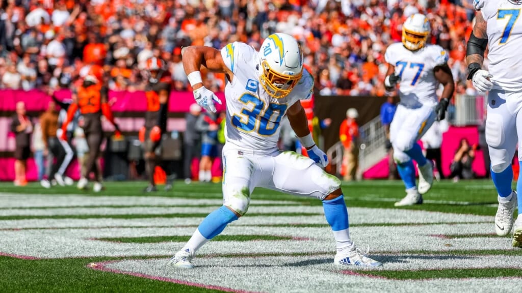 Chargers Running Back Austin Ekeler Photo Credit: Ty Nowell | Los Angeles Chargers