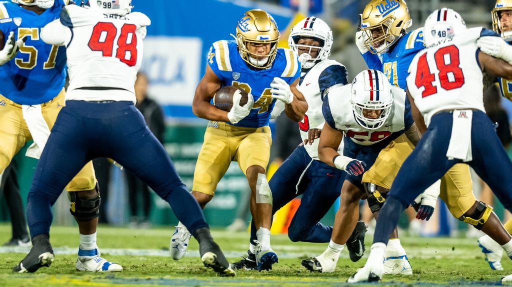 UCLA Bruins Running Back Zach Charbonnet. Photo Credit: Scott Chandler | UCLA Athletics