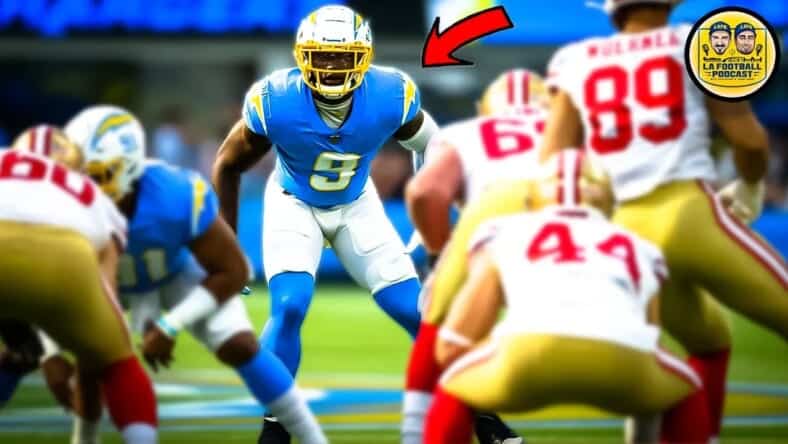 The Los Angeles Chargers Face The San Francisco 49ers On Sunday Night Football.