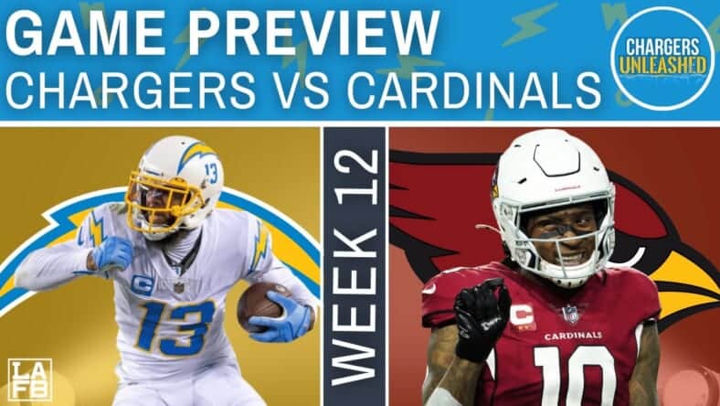 Chargers Unleashed: Current State of LA Chargers & Week 12 Preview vs  Cardinals