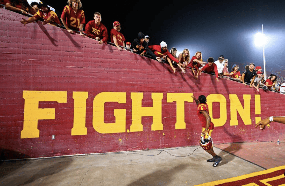 The USC Trojans Victorious At Home Photo Credit: John McGillen | USC Athletics