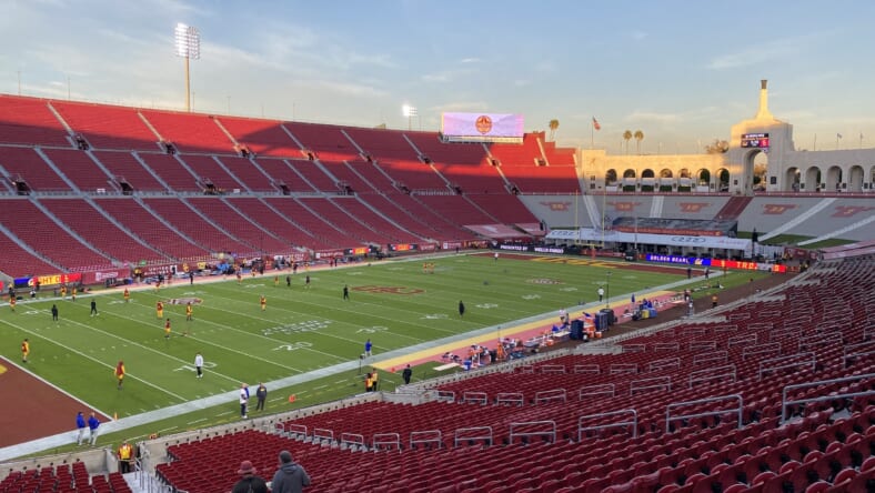 USC Trojans Home Field The Los Angeles Memorial Coliseum. Photo Credit: Ryan Dyrud | LAFB Network | Can The USC Defense Bounce Back?