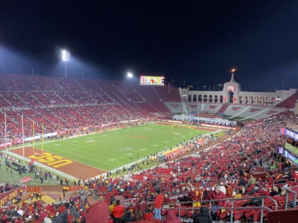 USC Trojans Vs The Colorado Buffaloes At The Coliseum. Photo Credit: Ryan Dyrud | LAFB Network