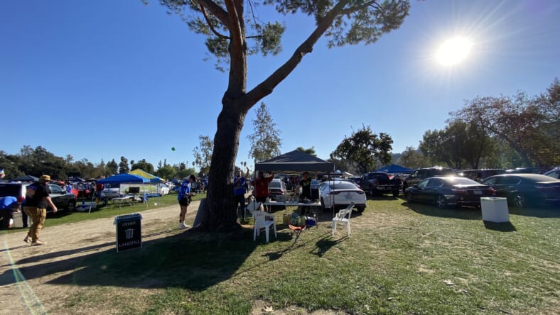 LAFB Victory Bell Tailgate At The Rose Bowl.