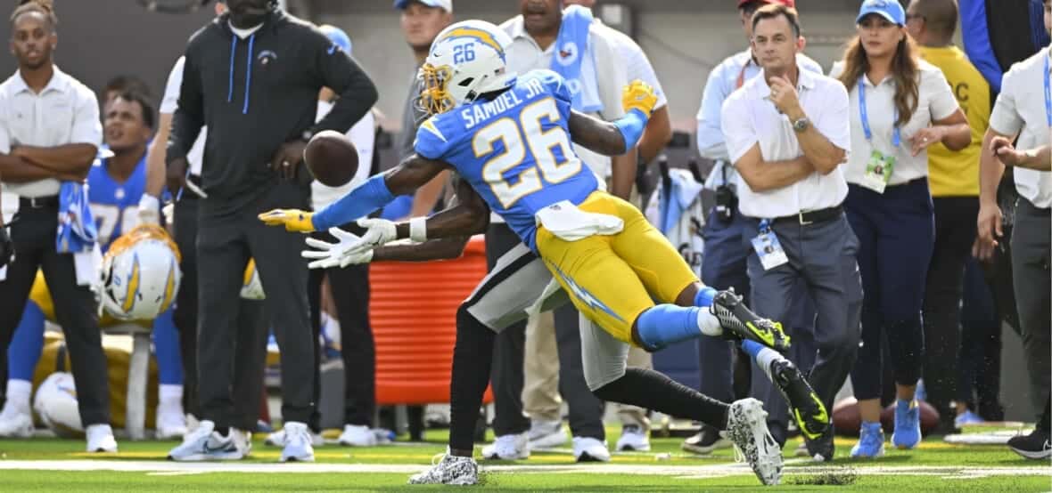 Los Angeles Chargers Cornerback Asante Samuel Photo Credit: John McGillen | NFL