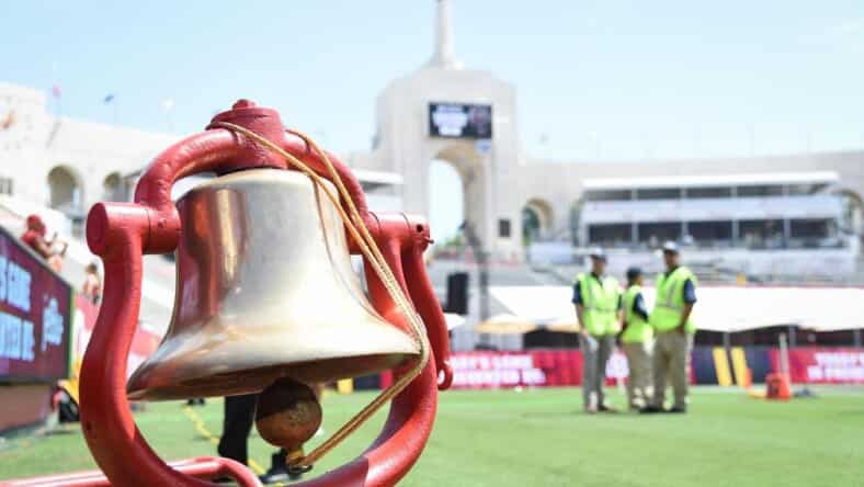 USC and UCLA Compete for the Victory Bell Photo Credit: USC Athletics