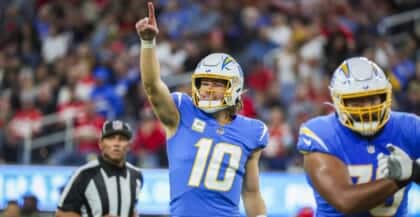 Chargers Quarterback Justin Herbert Photo Credit: Mackenzie Hudson | Los Angeles Chargers