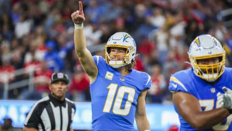 Chargers Quarterback Justin Herbert Photo Credit: Mackenzie Hudson | Los Angeles Chargers