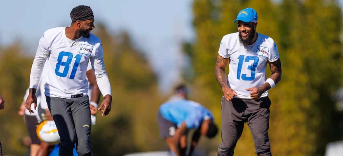 Chargers Wide Receivers Mike Williams and Keenan Allen Return to Practice Photo Credit: Mike Nowak | Los Angeles Chargers