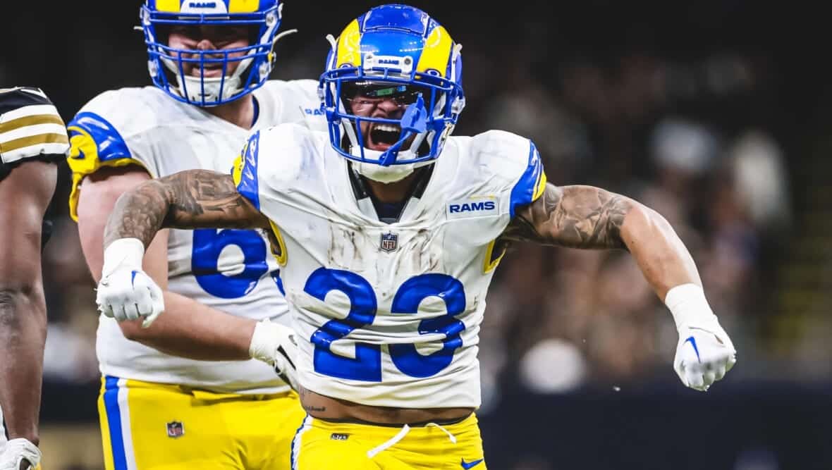 Rams Lose Stafford and Game in New Orleans 3 Rams Rookie Running Back Kyren Williams Photo Credit: Sam Weaver | Sam Weaver Photography