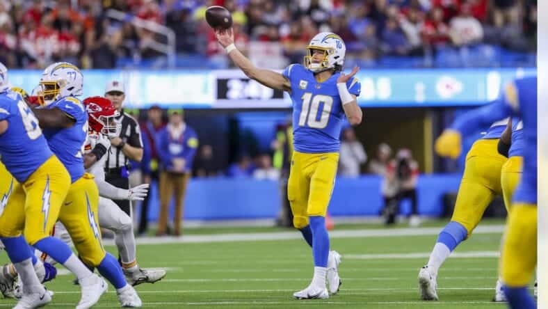 Chargers Quarterback Justin Herbert Photo Credit: Mike Nowak | Los Angeles Chargers