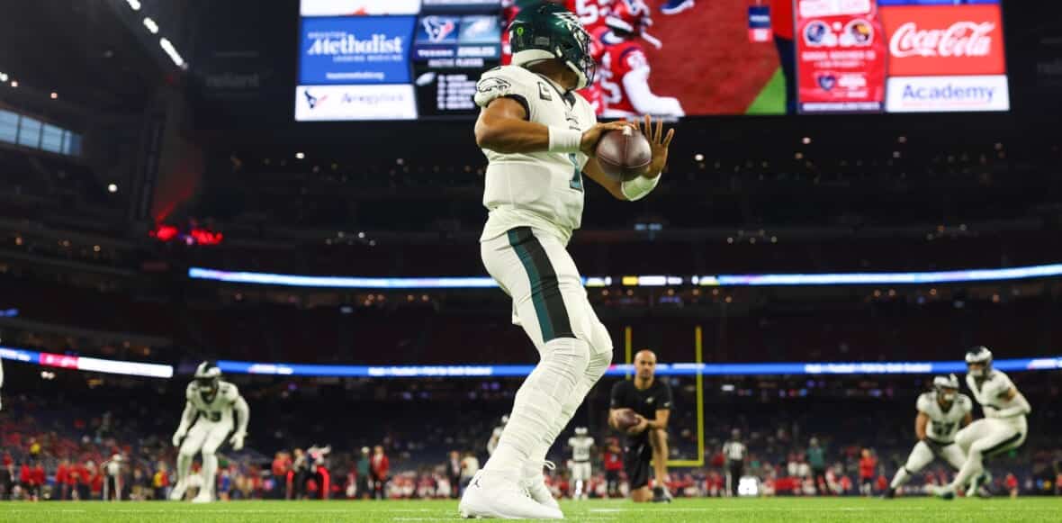 Fantasy Football Week 11 DFS Optimal Lineup 3 Make Jalen Hurts You Fantasy Football Starting QB For Big Results Photo Credit: Kiel Leggere