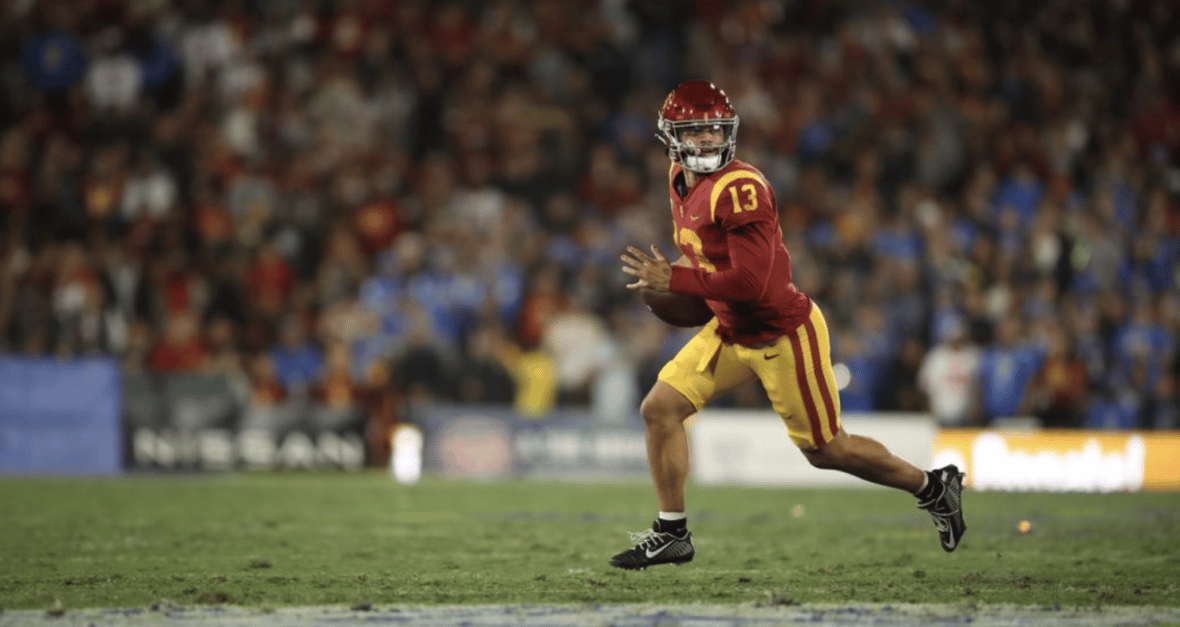 USC Trojans Quarterback <a rel=