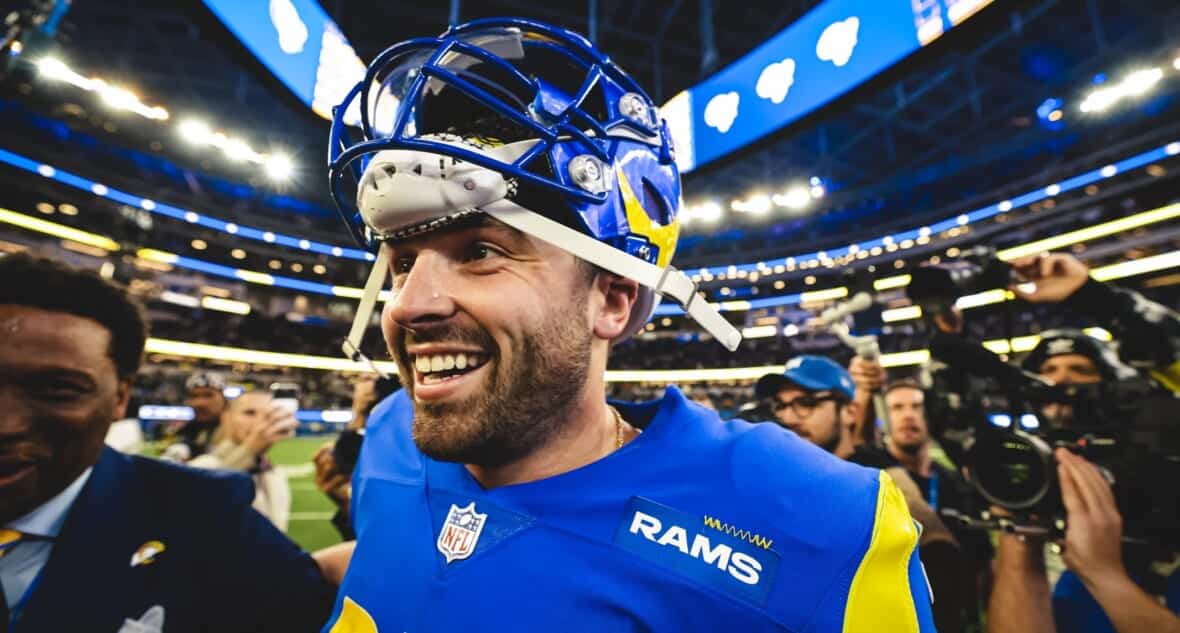 Rams Quarterback Baker Mayfield Photo Credit: Brevin Townsell | LA Rams