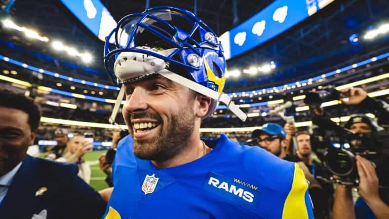 Rams Quarterback Baker Mayfield Photo Credit: Brevin Townsell | LA Rams