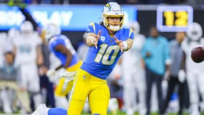 LA Chargers Quarterback Justin Herbert Photo Credit: Ty Nowell | Los Angeles Chargers