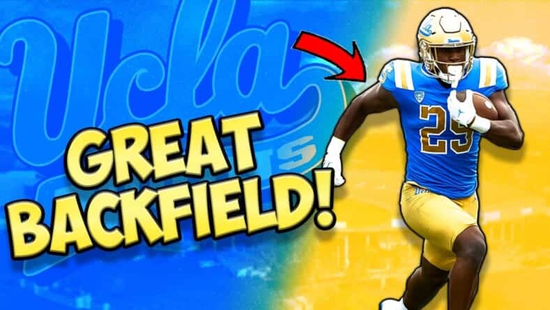 TJ Harden, A Name To Remember In The UCLA Bruins Backfield. An LAFB Network Graphic.