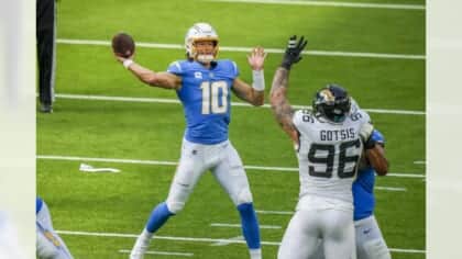 Quarterback Justin Herbert Photo Credit: Ryan Young | Los Angeles Chargers