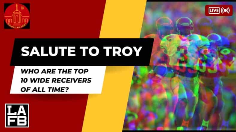 Ranking The Best USC Wide Receivers In Football History | A Salute To Troy Special Show! 1 USC, or WRU as many call it, has had an unbelievable amount of great wide receivers come through the program. Who are the best 10?
