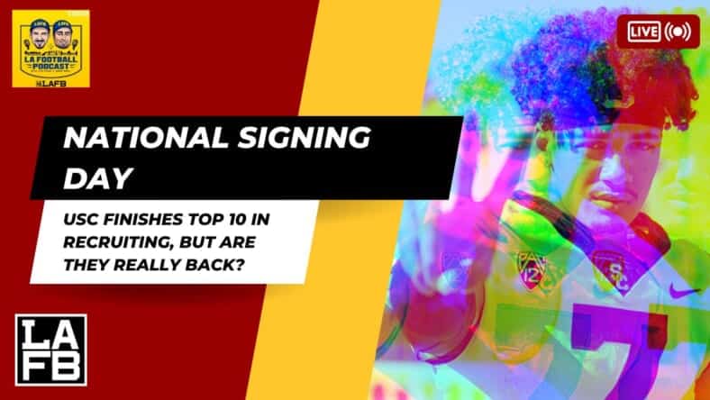 WATCH: A Look At The USC Trojans Recruiting Efforts | Are They Back Or Is There Still Work To Be Done? 1 National Signing Day (the 2nd one) just passed and the USC Trojans secured two more high-end recruits. Is the program back to being elite at recruiting, or is there still work to be done?
