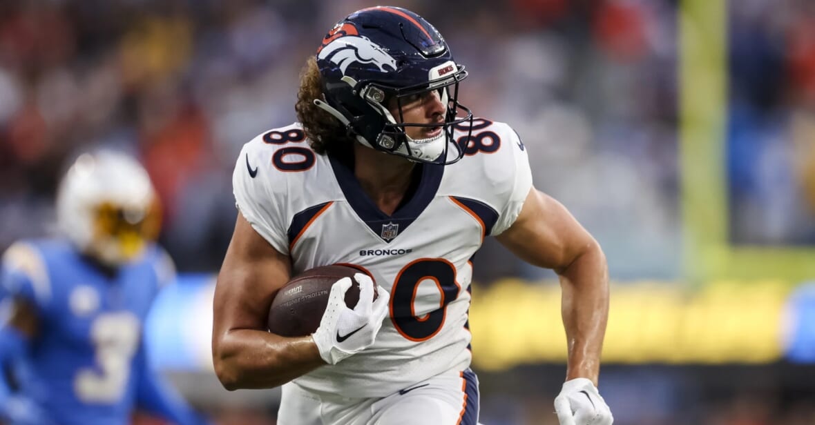 2022 UCLA NFL Draft Picks- Denver Broncos Greg Dulcich Photo Credit: Gabriel Christus