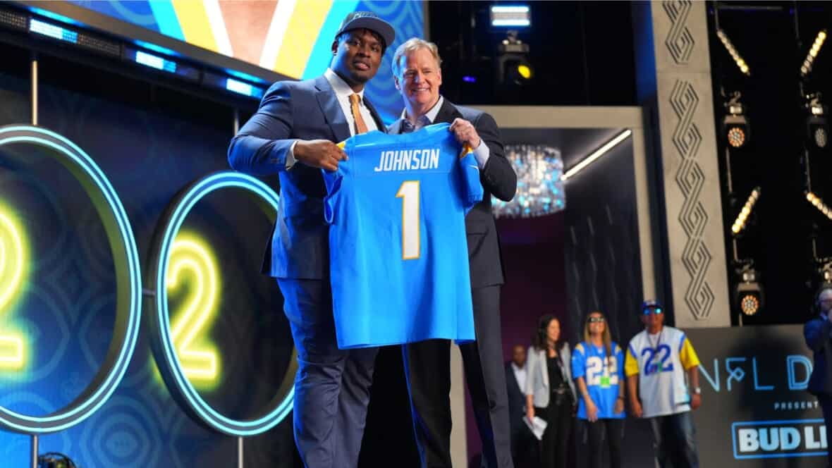 2022 Chargers Draft Picks Zion Johnson Travis Ellison | Los Angeles Chargers
