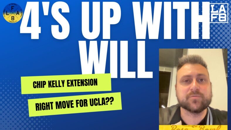 Will Decker, your host of the Bruin Bible, talks briefly about the Chip Kelly extension. Was this the best move for the UCLA Bruins Football Program?