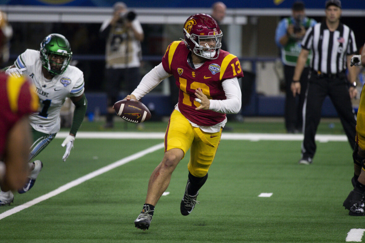 USC Spring Game Caleb Williams Looks Sharp LAFB Network