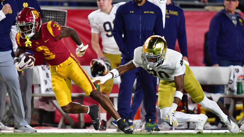 NCAA Football: Notre Dame at Southern California