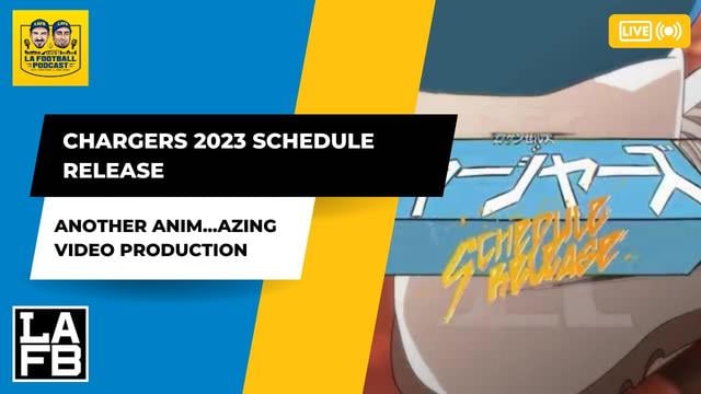 Another Anim...mazing Schedule Release For The Chargers | How Many Games Can They Win In 2023?