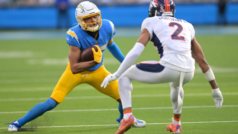 Will Jalen Guyton's Stats Skyrocket In 2023? 4 NFL: Denver Broncos at Los Angeles Chargers
