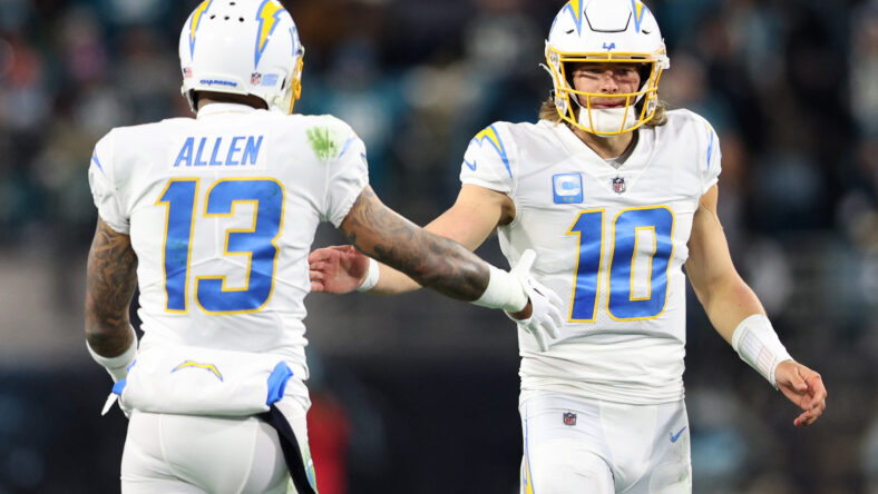 Best QB/WR Duo In LA: Rams or Chargers? 2 NFL: AFC Wild Card Round-Los Angeles Chargers at Jacksonville Jaguars