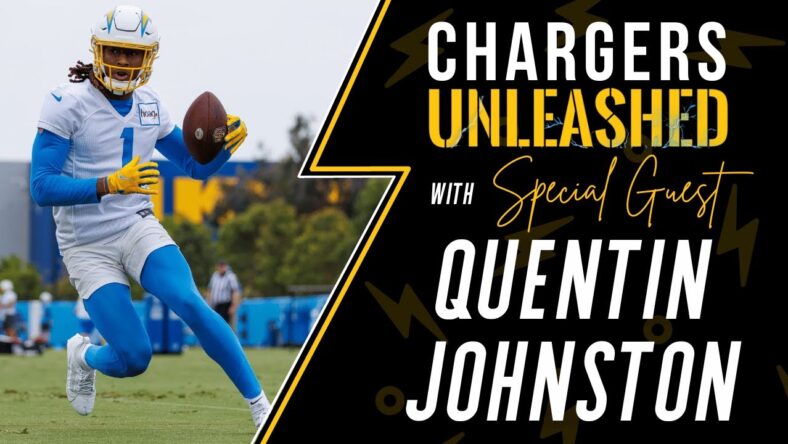 SPECIAL GUEST! Quentin Johnston Talks New Chargers Offense, Justin Herbert, Critics & More | Chargers Unleashed 1 Quentin Johnston Talks New Chargers Offense, Justin Herbert, Critics & More | Chargers Unleashed Photo Credit: Los Angeles Chargers & Ty Nowell
