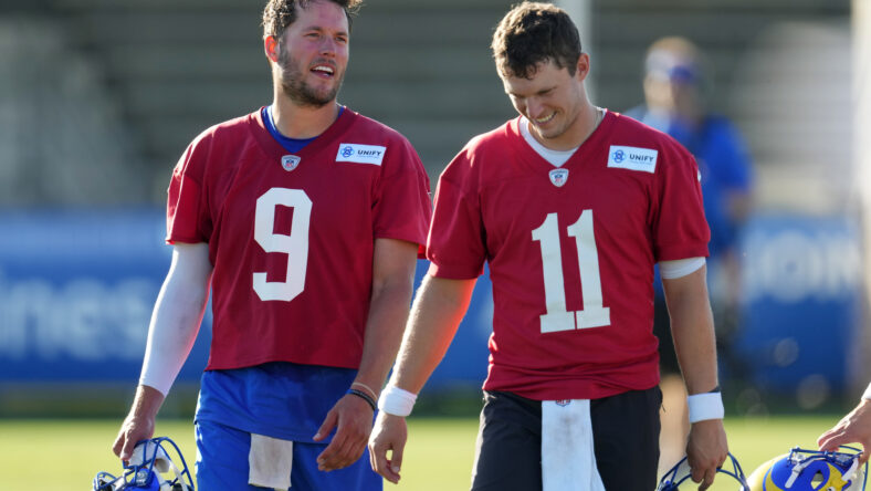 2023 Rams Backup QB: Rypien Vs. Bennett, Winner Sets Countdown Timer For Stafford 1 NFL: Los Angeles Rams Training Camp