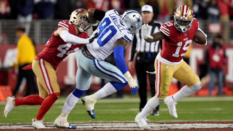 2023 Fantasy Football - Week 1 DFS Optimal Lineup 4 NFL: NFC Divisional Round-Dallas Cowboys at San Francisco 49ers