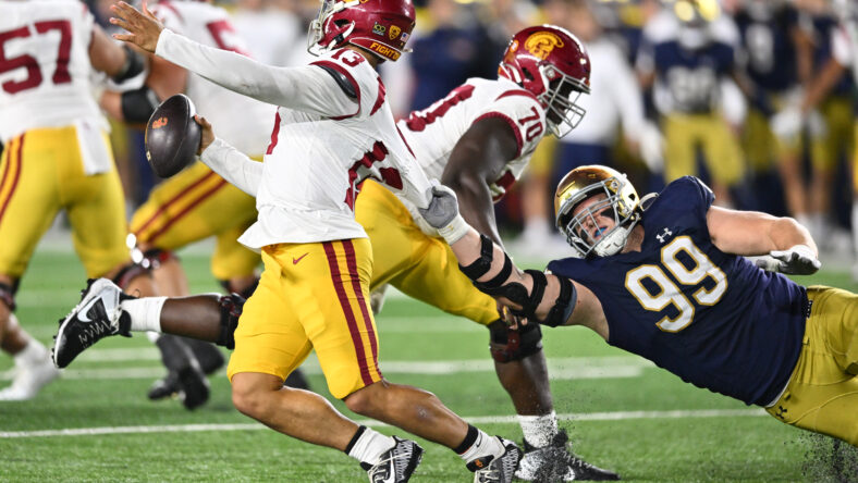 NCAA Football: Southern California at Notre Dame