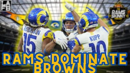 Los Angeles Rams DOMINATE Browns! Get Back To 6-6 And Playoff Contention