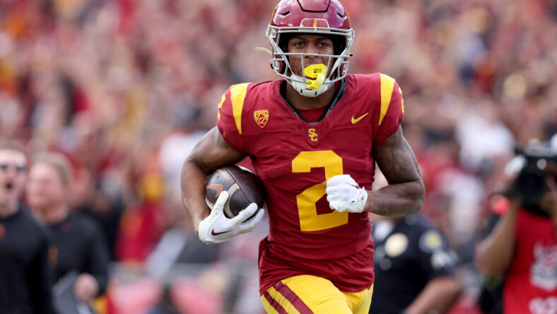 USC Trojans WR Brenden Rice Declares For NFL Draft 3 NCAA Football: UCLA at Southern California