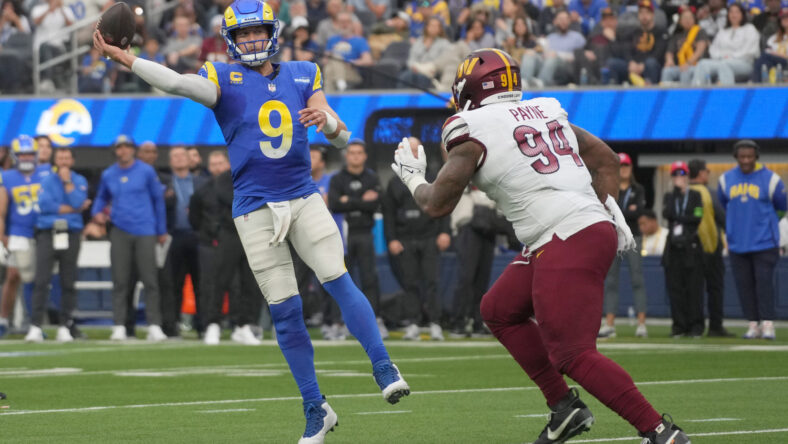 Matthew Stafford Holds The Key To Victory For Rams Battle Against New Orleans Saints In Week 16 3 NFL: Washington Commanders at Los Angeles Rams