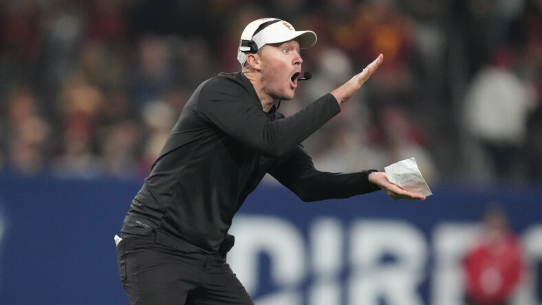 Lincoln Riley Snubbed, Left Off Of Post-Saban Top 10 Coaches List 4 NCAA Football: Holiday Bowl-Louisville at Southern California