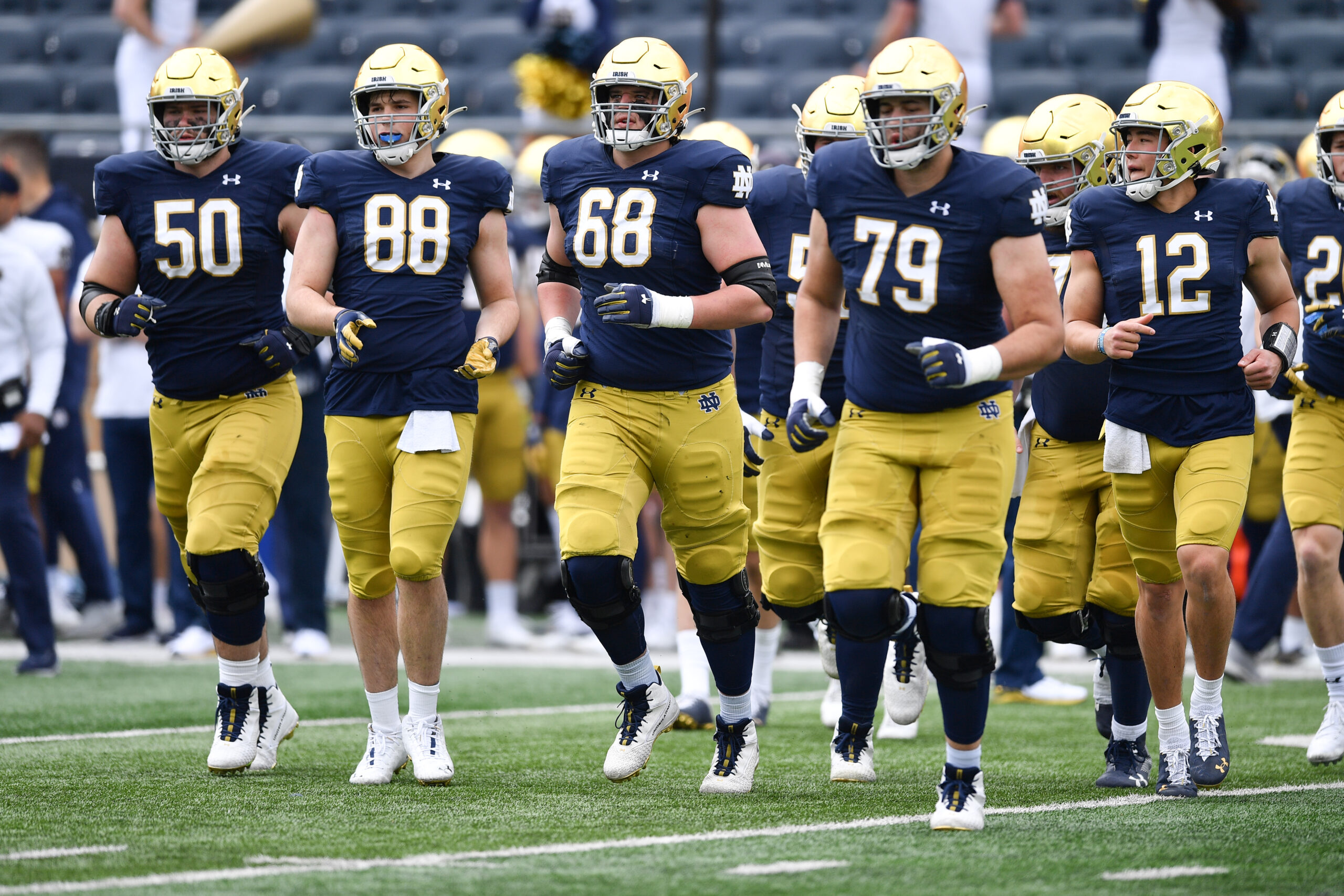 NCAA Football: Notre Dame Blue-Gold Game | Michael Carmody UCLA Football