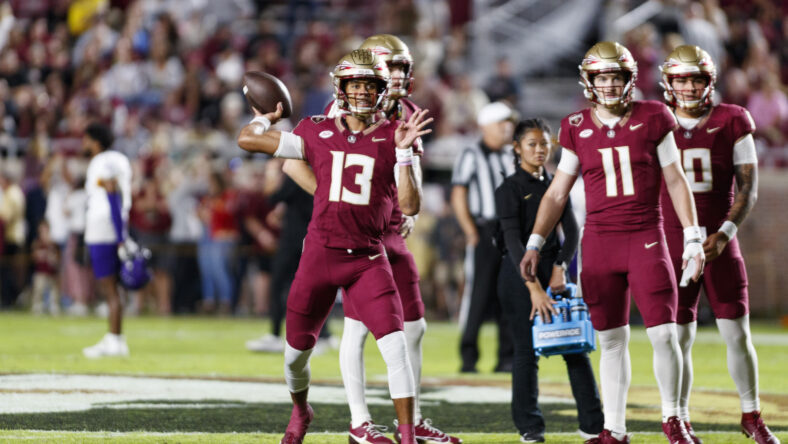 Los Angeles Rams Draft Strategy: Targeting Quarterbacks For All 3 Days Of The Draft 3 NCAA Football: North Alabama at Florida State