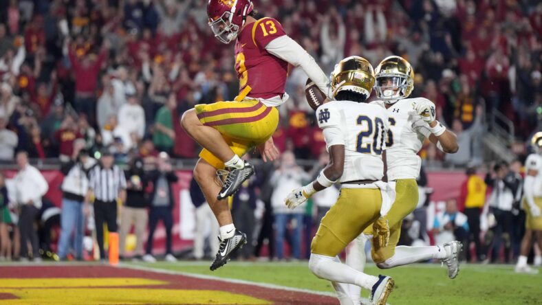 NCAA Football: Notre Dame at Southern California