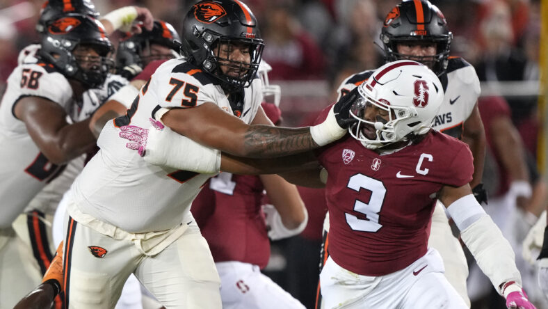 Examining 4 Los Angeles Chargers Trade-Down Scenarios In The 2024 NFL Draft 5 NCAA Football: Oregon State at Stanford
