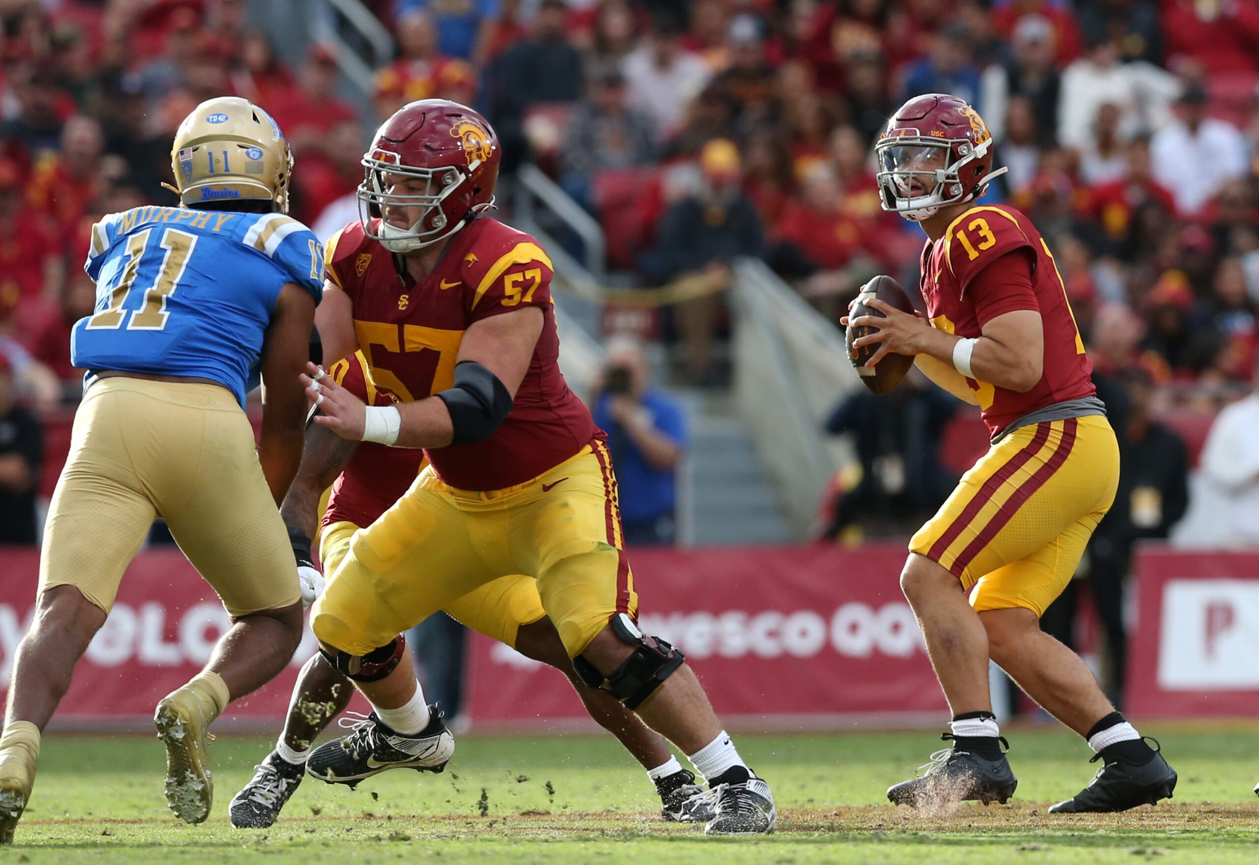 NCAA Football: UCLA at Southern California | Caleb Williams vs Chip Kelly