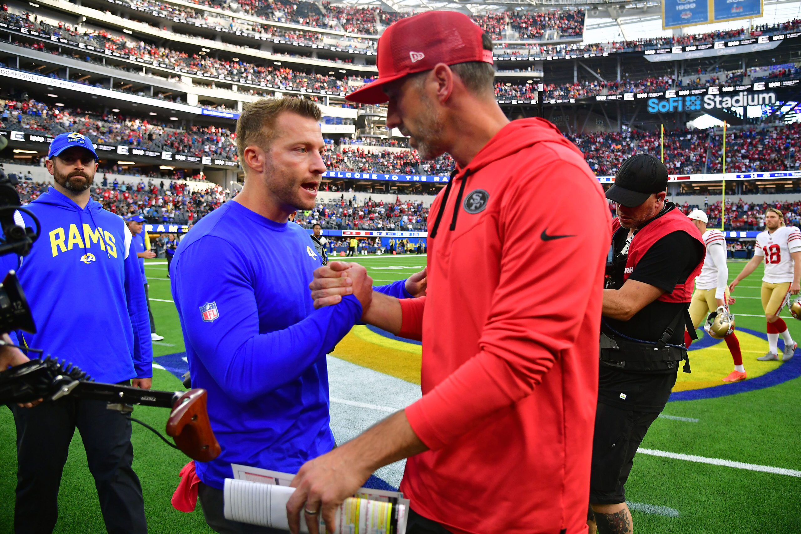 NFL: San Francisco 49ers at Los Angeles Rams | Sean McVay vs Kyle Shanahan