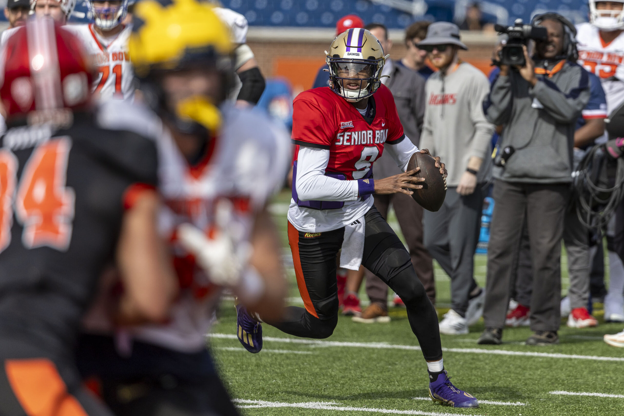 NCAA Football: Senior Bowl Practice