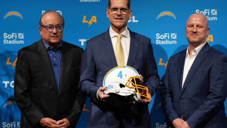 Los Angeles Chargers Cut Williams to Meet Cap; Bosa and Allen's Future Remain Uncertain 4 NFL: Los Angeles Chargers-Head Coach Jim Harbaugh Introductory Press Conference