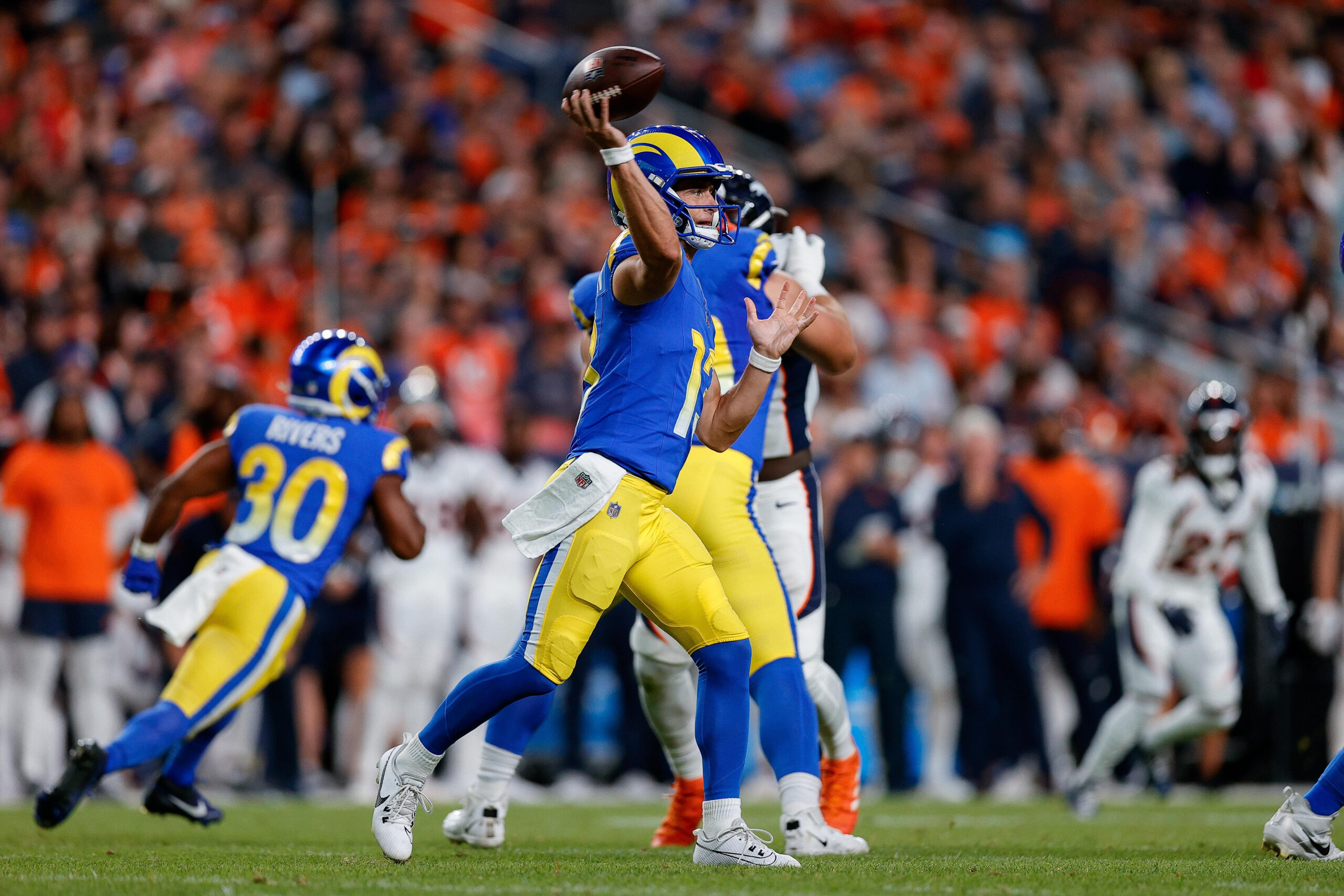 Los Angeles Rams quarterback Stetson Bennett